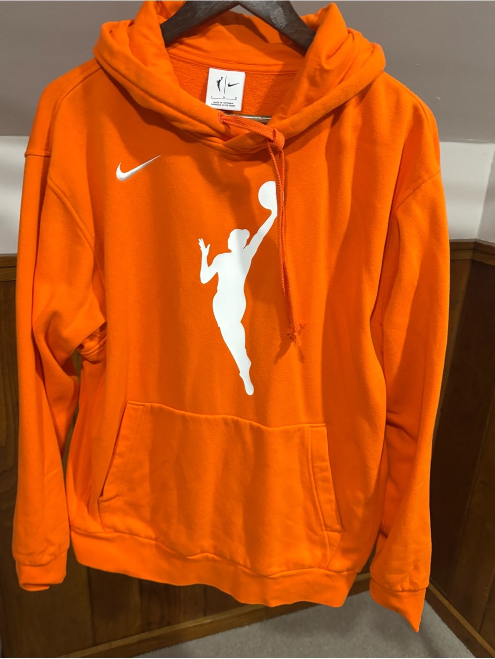 Nike Orange Graphic Women's Hoodie